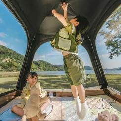 Палатка Naturehike тримісний автоматичний Ango CNK2550WS010, S, сірий Фото 3