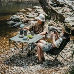 Туристический стол Naturehike CNK2450JJ013, M, алюміній, сірий Фото 7