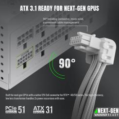 Блок питания Gamemax 750W Фото 4