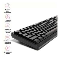 Клавиатура Hölmer K-02OF USB UA Black Фото 1