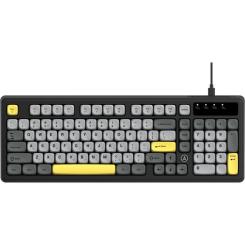 Клавиатура Ajazz AF98 USB UA Black/Grey/Yellow Фото
