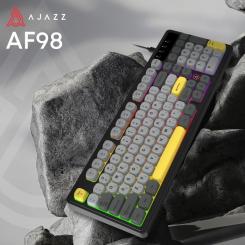 Клавиатура Ajazz AF98 USB UA Black/Grey/Yellow Фото 5