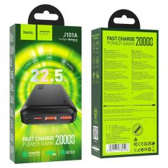 Батарея универсальная HOCO 20000mAh, 22.5W, Black Фото 3