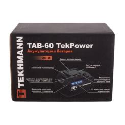 Аккумулятор к электроинструменту Tekhmann TAB-60 TekPowerLi-ion 6Ah Фото 3