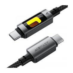 Дата кабель Acefast USB-C to USB-C 1.2m 60W black Фото 1