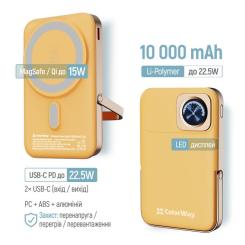 Батарея универсальная ColorWay 10 000 mAh PD/22.5W, 15W MagSafe & Watch Wireless Фото 5