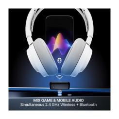 Наушники SteelSeries Arctis Nova 7 Gen 2 Wireless White Фото 6