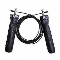 Скакалка Ecofit MDJR039 3 м чорна Фото