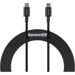 Дата кабель Baseus USB-C to USB-C 2.0m 100W black Фото