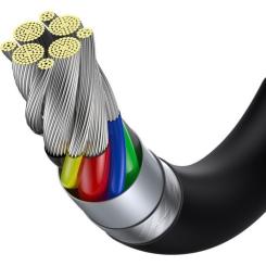 Дата кабель Baseus USB-C to USB-C 2.0m 100W black Фото 1