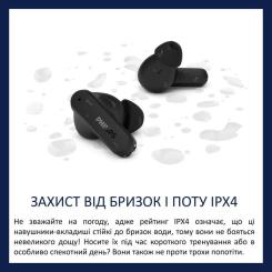 Наушники Philips TAT2000BK/00 Wireless Black Фото 9