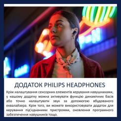 Наушники Philips TAT2000BK/00 Wireless Black Фото 2