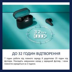 Наушники Philips TAT2000BK/00 Wireless Black Фото 6