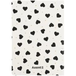 Книга записная Axent A5 Black&White, 60 листов клетка Фото 5