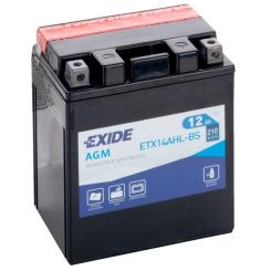 Аккумулятор автомобильный EXIDE AGM 12Ah (+/-) (210EN) Фото 1