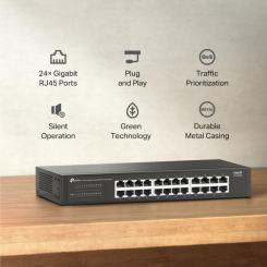 Коммутатор сетевой TP-Link LS1024G Фото 10