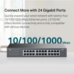 Коммутатор сетевой TP-Link LS1024G Фото 11