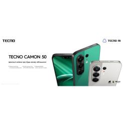 Мобильный телефон Tecno Camon 50 12/256Gb Moonshadow Black Фото 1