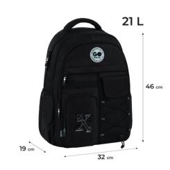 Рюкзак школьный GoPack Education Teens 184 чорний Фото 11