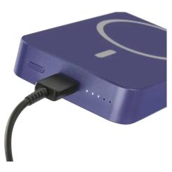 Батарея универсальная EMOS 10000mAh WI1046, 20W, Wireless, blue Фото 7