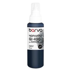Чернила Barva Canon GI-490 70 мл, special, pigmented, black Фото