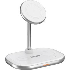 Зарядное устройство Energizer 15W 3-in-1 magnetic wireless white Фото