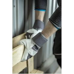 Защитные перчатки Hoegert SALZACH HT5K732-11 кожаный графит, 11 Фото 1