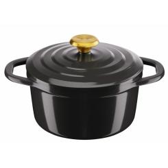 Кастрюля Tefal Air, з кришкою, 3.1л, алюміній, чорний Фото