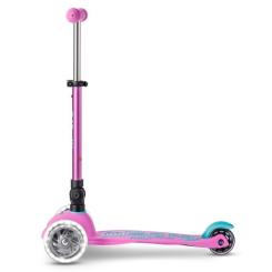 Самокат Micro Mini Deluxe Foldable LED" складний Лавандовий" Фото 1