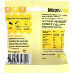 Детские снеки Bob Snail фруктові яблуко-груша 20 г Фото 1