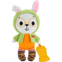 Погремушка Fisher-Price Зайка-обнимашка с прорезывателем Фото 1