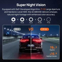Видеорегистратор Xiaomi 70mai Dash Cam 4K A800SE Фото 4
