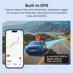 Видеорегистратор Xiaomi 70mai Dash Cam 4K A800SE Фото 7