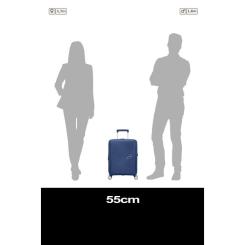 Чемодан American Tourister Soundbox 35.5/41 л темно-синя Фото 9