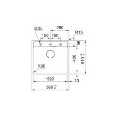 Мойка кухонная Franke Maris MRG 610-52 TL Фото 2