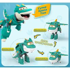 Фигурка Super Wings трансформер Transforming Тино (Tino) Фото 8