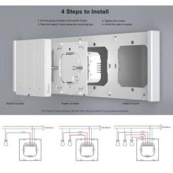 Переключатель Sonoff M5-2C-80 Фото 4