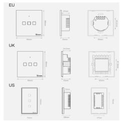 Умный выключатель Sonoff T3EU2C-TX Фото 10