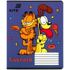 Тетрадь Kite Garfield, 12 аркушів, лінія Фото 10