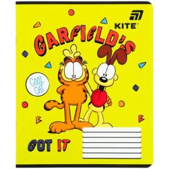 Тетрадь Kite Garfield, 12 аркушів, лінія Фото 6