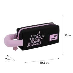 Пенал Kite 2703 HK-2 Kuromi чорно-рожевий Фото 6