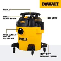 Пылесос строительный DeWALT DXV20PC Фото 3