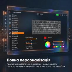 Клавиатура Ajazz AK820 Red Switch USB-C UA Black Фото 11