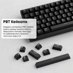 Клавиатура Ajazz AK820 Red Switch USB-C UA Black Фото 12