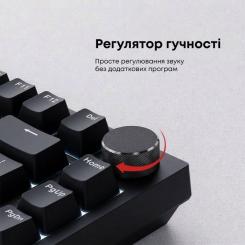 Клавиатура Ajazz AK820 Red Switch USB-C UA Black Фото 15