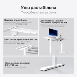 Компьютерный стол Anda Seat Xtreme Pro White Фото 14