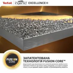 Набор посуды Tefal Ingenio Excellence+, 13 предметів, чорний Фото 7