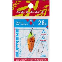 Блесна Select Supreme 2.6g 30mm 33 Rusty Greench Фото 1