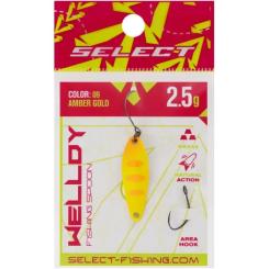 Блесна Select Welldy 2.5g 31mm 09 Amber Gold Фото 1