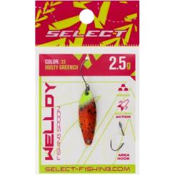 Блесна Select Welldy 2.5g 31mm 33 Rusty Greench Фото 1